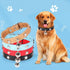 Dog Collar with Star Studs and Bell, Dog Necklace for Puppy Small Medium Large Dog Cat Collar Pet Collar Boy Girls Dog (M: 11-14 in, Black)...