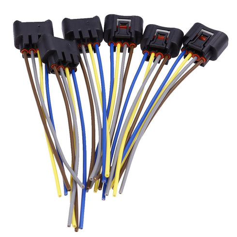 90980-11885 Ignition Coil Connector Plug Harness Replacement for Toyota Lexus 4-Way Female (Pack of 6)...
