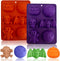 2 Pack Halloween Silicone Cake Molds Skull Pumpkin Ghost Bat Silicone Mold for Aromatherapy Candles Chocolate Candy Gummy Crayon Soap Cake Cupcake...