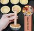 3 Pieces Wooden Tart Tamper Set Double Side Pastry Dough Tamper Egg Tarts Tamper Pastry Tools DIY Cake Pastry Tools for Making Egg Tart, Pasta, Ch...