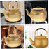 Vintage Aluminum Kettle Metal Water Boiler Water Heating Kettle Aluminum Teakettle Boiling Kettle Teakettle Teapot Small Teapot Metal Boiler Tea K...