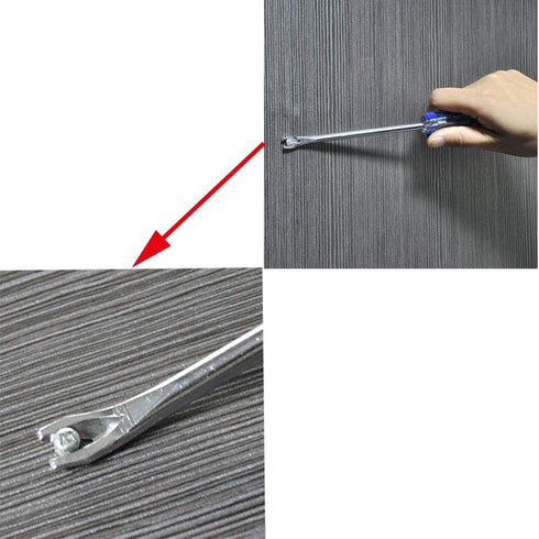 2pcs Tack Puller Lifter Nail Staple Rivet Remover Screwdriver Removal Tool...