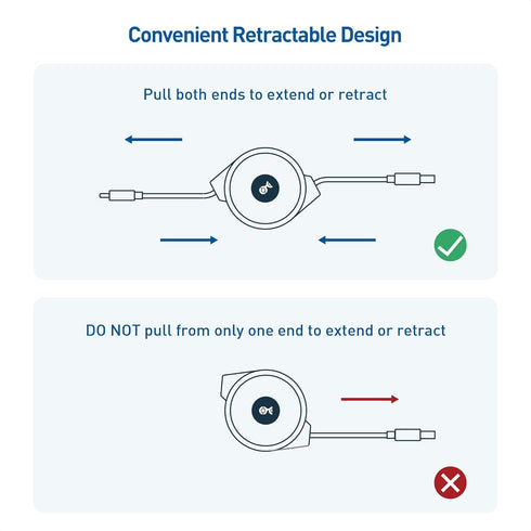 Cable Matters Short Retractable USB C Cable 3.3 ft (Short USB C to USB C Retractable Cable)......