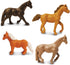 Safari Ltd. Horses TOOB - 12 Hand-Painted Mini Figurines Including Friesian, Haflinger, Stallion, Bay, Chestnut, Jutland, Trakehner, Clydesdale, &...