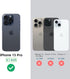 Arae Compatible for iPhone 15 Pro Case with Card Holder - Wallet Case with PU Leather Card Pockets Back Flip Cover for iPhone 15 Pro 6.1 inch - Bl...