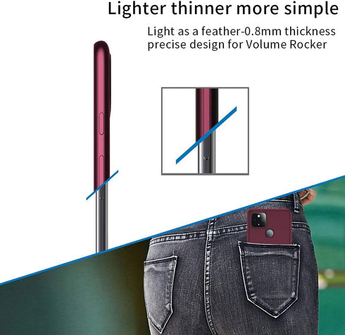 X-level Google Pixel 4a 5G Case Thin Ultra Slim Fit Mobile Phone Case Soft Flexible TPU Matte Finish Light Coating Grip Full Protective Phone Back...