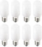 Frosted E26 T45 LED Bulb, 2Watt(25W Equivalent), Soft Warm 2700K, Milky Glass, Dimmable Tubular LED Edison Light Bulbs for Chandelier Ceiling Fans...