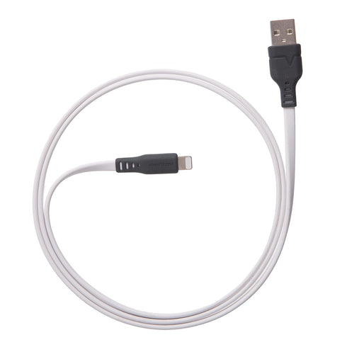 Ventev - ChargeSync Flat Tangle-Resistant USB A to Apple Lightning Cable 3.3ft | Compatible with iPhone 14/13/13 Pro/13 Pro Max, 12/12 Pro/12 Pro ...