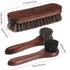 3 Pieces Horsehair Shoes Shine Brush Kit - Soft Bristles Leather Clean & Care Brushes for Shoes, Boots, Clothes and Bags, 1 Shoe Shine Brush + 2 P...
