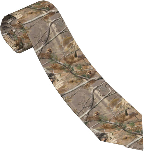 Classic Fashion Men's Camouflage Camo Tree Tie Elegant Charming Polyester Textile Necktie Party Business Date Wedding Formal Neck Tie...