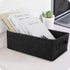 Short Storage Baskets Small Rectangle Basket Storage Bins Organizer for Candles Controls Remotes DVDs Board Games Seasonal Items Keepsakes Storage...