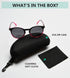 Eyekepper Key Hole Style Spring-Hinged Round Bifocal Sunglasses Sunshine Readers Black-Tortoise +2.0...