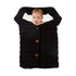 Newborn Baby Swaddle Blanket, Baby Kids Toddler Knit Soft Warm Fleece Blanket Swaddle Sleeping Bag Stroller Unisex Wrap for Boys Girls (Black)...