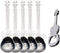 Guitar Spoons Coffee Teaspoon Set, ESRISE Stainless Steel Dessert Spoon with Guitar Opener, Cute Tea Spoons for Christmas Birthday (Silver)...
