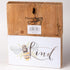Primitives by Kathy 133243 Wood Box Sign, 6" Length x 3.50" Height x 1" Width, Bee Kind...
