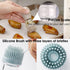 Oil Dispenser with Brush - 2 Pack 180ml Glass Olive Oil Dispenser Bottle with Basting Brush for Cooking Frying Baking Kitchen, T-OB21 Grey...