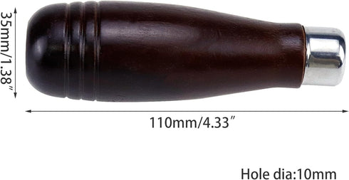 3pcs Wooden File Handle with Metal Collars for File Cutting Tool Craft Woodworking Carpenter Tool...