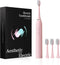 Electric Toothbrush for Adults, USB Rechargeable Sonic Toothbrush with 5 Modes, Fast Charge for 120 Days, 3-Head Electric Toothbrush for Gum Care ...