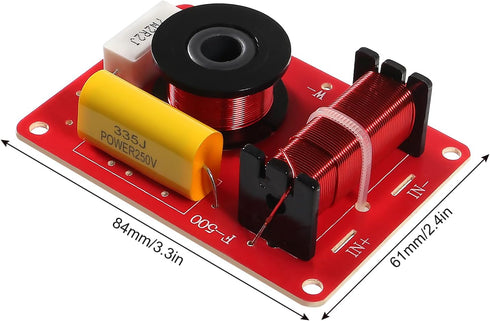 130W 2-Way Speaker System Audio Crossover Filters Frequency Distributor 3Pcs......
