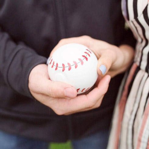 Winsharp Gender Reveal Baseball Set - 2 Balls - Pink and Blue Exploding Gender Reveal Ball with Powder, Baseball Or Bows Party Supplies Decoration...