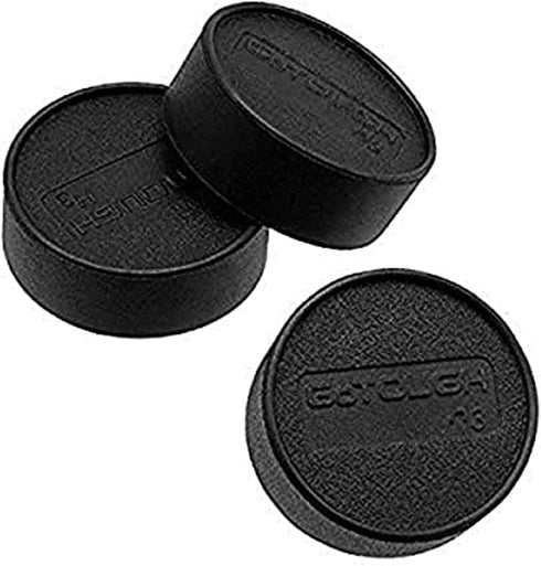 Fotodiox Pro GoTough 3X Replacement Lens Caps for The HERO 3, 3+, 4, Naked Camera - Set of 3 GoTough Protective Lens Covers for The HERO3 Hero3+ a...