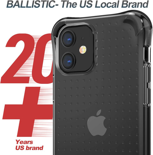 BALLISTIC Raptor S Series Designed for iPhone 12 Case with B-Labs Corners Against Drops, Protective case for iPhone 12 Pro, 6.1 inch - Tint Black...