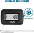 Runleader Digital Hour Meter,DC 5V to 60V for Riding Lawn Mower Tractor Golf Cart Forklift RV Motorhome Milling Machine etc. (1)...