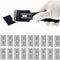 Razor Blades Metal Scraper Tool Glass Scraper Stove Top Long Handheld Scraper Window Ceramic Scraper with 20 PCS Single Edge Replacement Scraper B...
