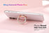 Glitter Bling Bling Phone Ring Holder,Sparkle Phone Ring Grip Artificial Stand with Flat Diamond,Flat Rhinestone Cell Finger Ring for Phones,Pad(R...