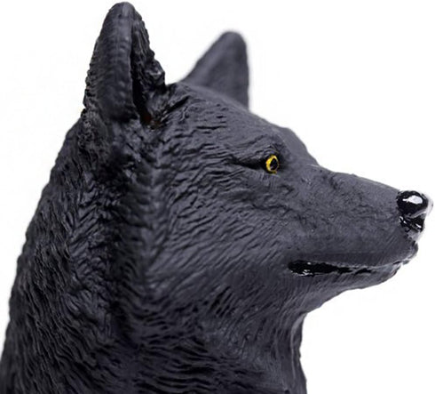 Safari Ltd. Black Wolf Figurine - Realistic 5.3" Figure - Educational Toy for Boys, Girls, and Kids Ages 1+...