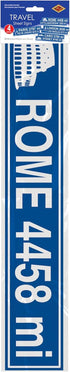 Travel Street Sign Cutouts Party Accessory...