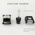 Kailh Box Ice Cream Pro Dark Chocolate Switch All POM Pre Lubed Linear 5pin RGB SMD 55gf Switch for Gaming Mechanical Keyboard?10pcs?...