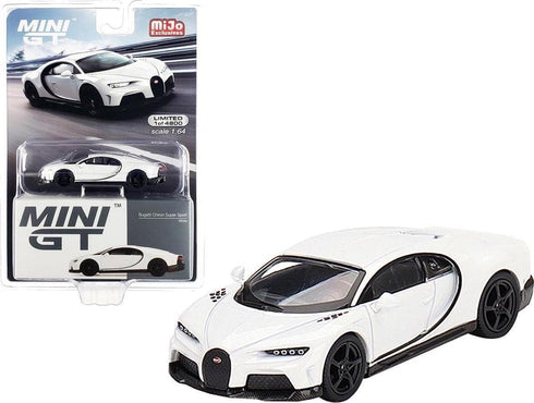 Bugatti Chiron Super Sport White 1/64 Diecast Model Car by True Scale Miniatures MGT00440...