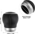 ACROPIX Black Faux Leather 6 Speed Manual Gear Shift Knob Stick Shifter Lever Head Ball Fit for Subaru Impreza WRX STI 2009-2021 - Pack of 1...