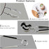 DOERDO 6PCS Stainless Steel Escargot Snail Tongs with Forks, Kitchen Cooking Tool for Kitchen Cooking and Restaurant Serving, 6Inch...