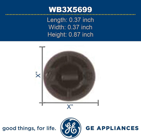 General Electric WB3X5699 Clock Knob Kit , Black...