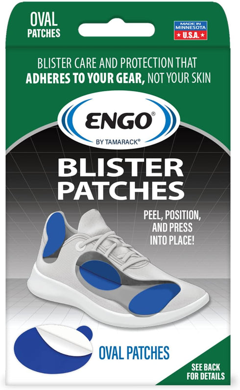 ENGO Blister Prevention Patches Oval Patches (Starter, 6, Count)...