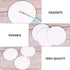 10pcs Round Painting Canvas Panel Boards Canvas Drawing Board Stretched Artist Canvas Canvas Painting Board for Drawing Painting DIY Student Artis...