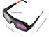 Auto Darkening Welding Goggles, Solar Powered True Color Anti-Glare Safety Welding Glasses for TIG MIG MMA Plasma Welding, Lightweight Welders Gla...