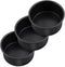 P&P CHEF 4 Inch Mini Cake Pan Set of 3, Non-Stick Round Baking Cake Pans Tins for Small Tier Smash Cakes, Non-Toxic & Solid, Stainless Steel Core ...