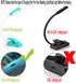 LED Reading Light Charger Cord, USB Charging Cable Compatible with Vekkia/TAKKUI/LEDGLE LED Neck Reading Light, Compatible with Vekkia/VAVOFO/AMIS...