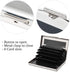 SCYORK Rfid Blocking Stainless Steel Card Holder Case,Ultra-slim Metal Brushed Steel RFID Blocking Wallet, Slim Anti-Scan Contactless Keyless Cred...