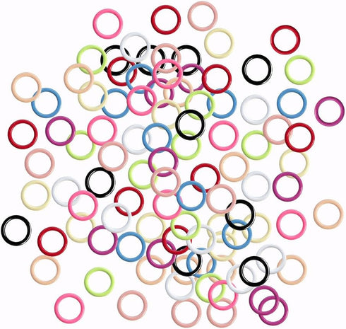 Colorful Ring Stitch Markers (5mm 100pcs) (5MM-100pcs)...