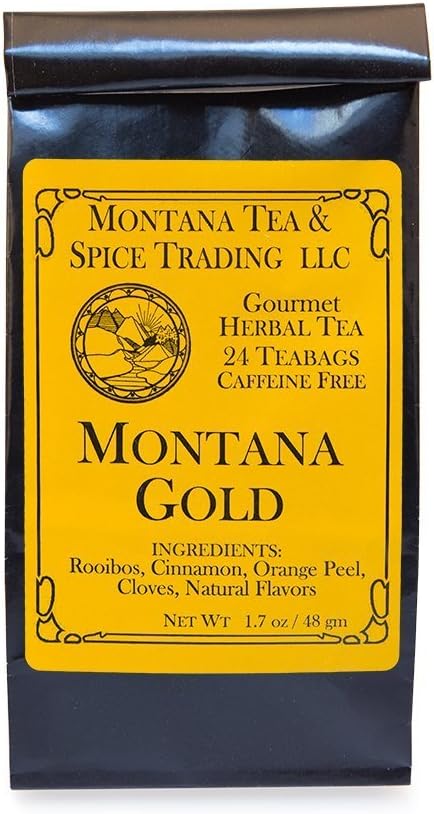 Montana Tea & Spice Trading LLC. Gourmet Herbal Tea Montana Gold...