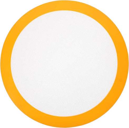 YARNOW Non Stick Baking Mat, Round Silicone Baking Mat, Reusable Silicone Mat for Pie Bread Macaron Pastry Tortilla (12 Inch, Random Color)...