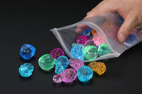 200 PCS 2" x 3" Thick 4 Mil Small Clear Zip Poly Lock Plastic Bags Seal Reclosable Zip Bag Heavy-Duty Jewelry Earrings Necklace Ring Coin Beads Pi...