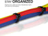 TR Industrial Multi-Purpose UV Resistant Black Cable Ties, 12 inches, 100 Pack...