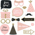 Fully Assembled Sweet 16 Birthday Photo Booth Props - Set of 30 - Pink & Gold Selfie Signs - 16th Party Supplies & Decorations - Cute 16th Bday De...