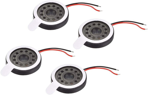 uxcell 1W 8 Ohm 16mm Dia Speaker with Wire for Electronic Projects 4pcs...