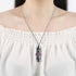 XIUDA Crystal Cremation Urn Necklace for Ashes Keepsake Cremation Jewelry for Human Ashes Stainless Steel Memorial Pendant with Flower for Women...